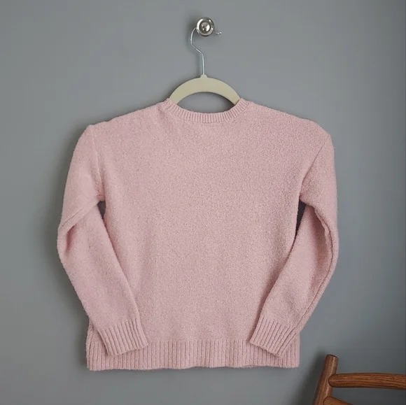 Place size 7/8 girls pink sweater - Picture 2 of 5